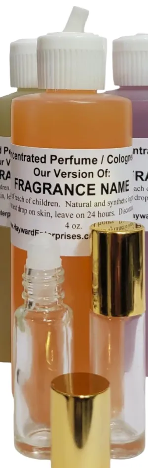 HYWD Enterprises Cologne Oil Comparable to EAU DE LACOS...T VERT for Men, Fragrance Rendition, Eau de Parfum, Large 4 oz. (120ml) with 2 Empty Roll-ons