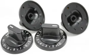 Jenn-Air 12200035 Range Surface Burner Knob, 4-pack Genuine Original Equipment Manufacturer (OEM) part for Jenn-Air