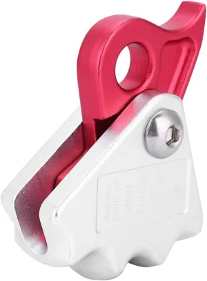 JEOZBM Climbing Descender Gear, 15KN Rope Grab for 9-13mm Rope, Self-Locking Fall Belay Device for Rock Climbing, Tree Arborist