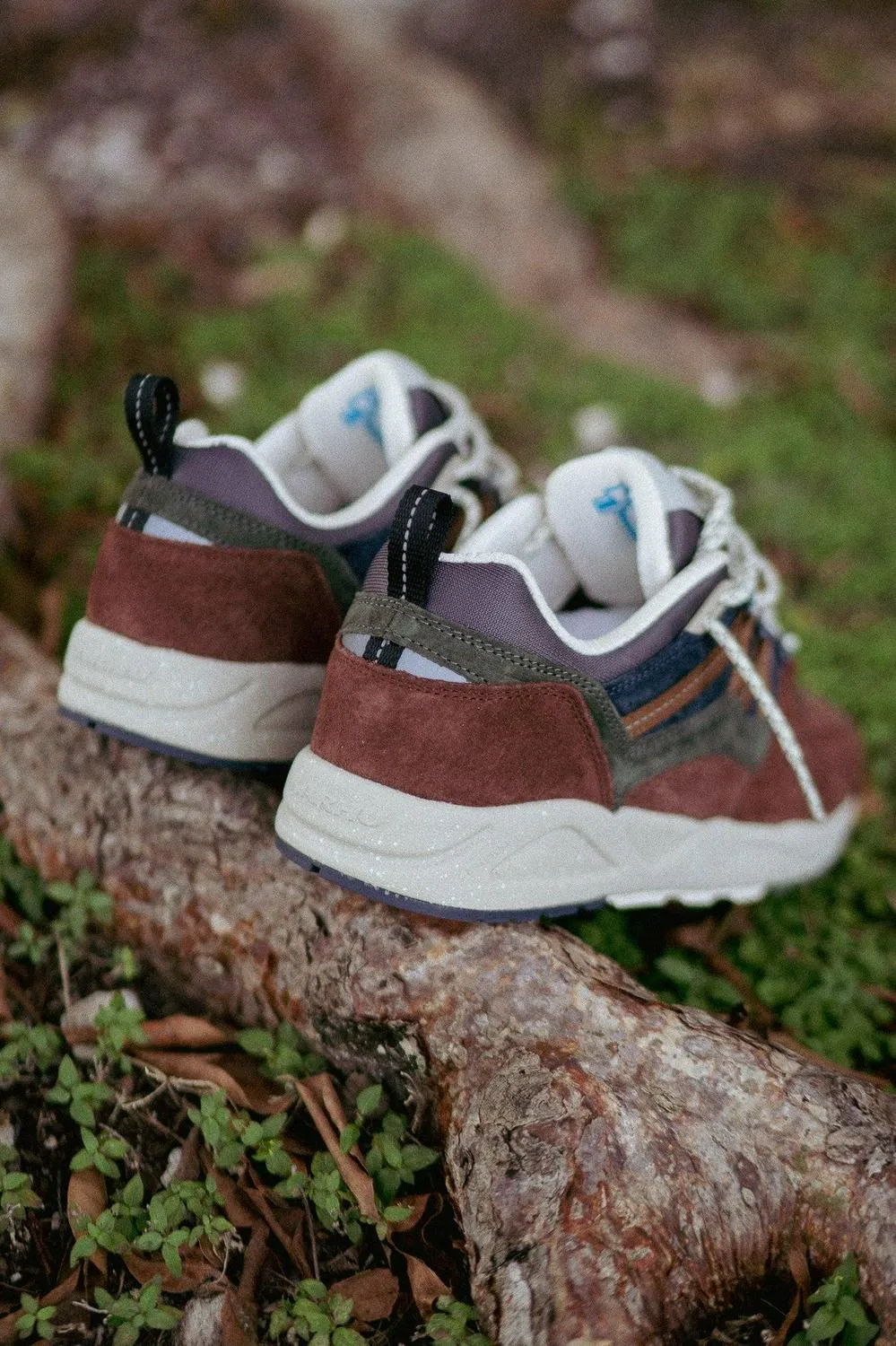 Karhu Fusion 2.0 Thyme Suede Brown Blue Green White Shoe Sneaker Trainer