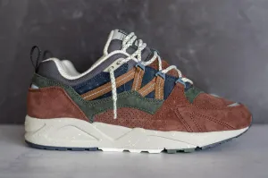 Karhu Fusion 2.0 Thyme Suede Brown Blue Green White Shoe Sneaker Trainer