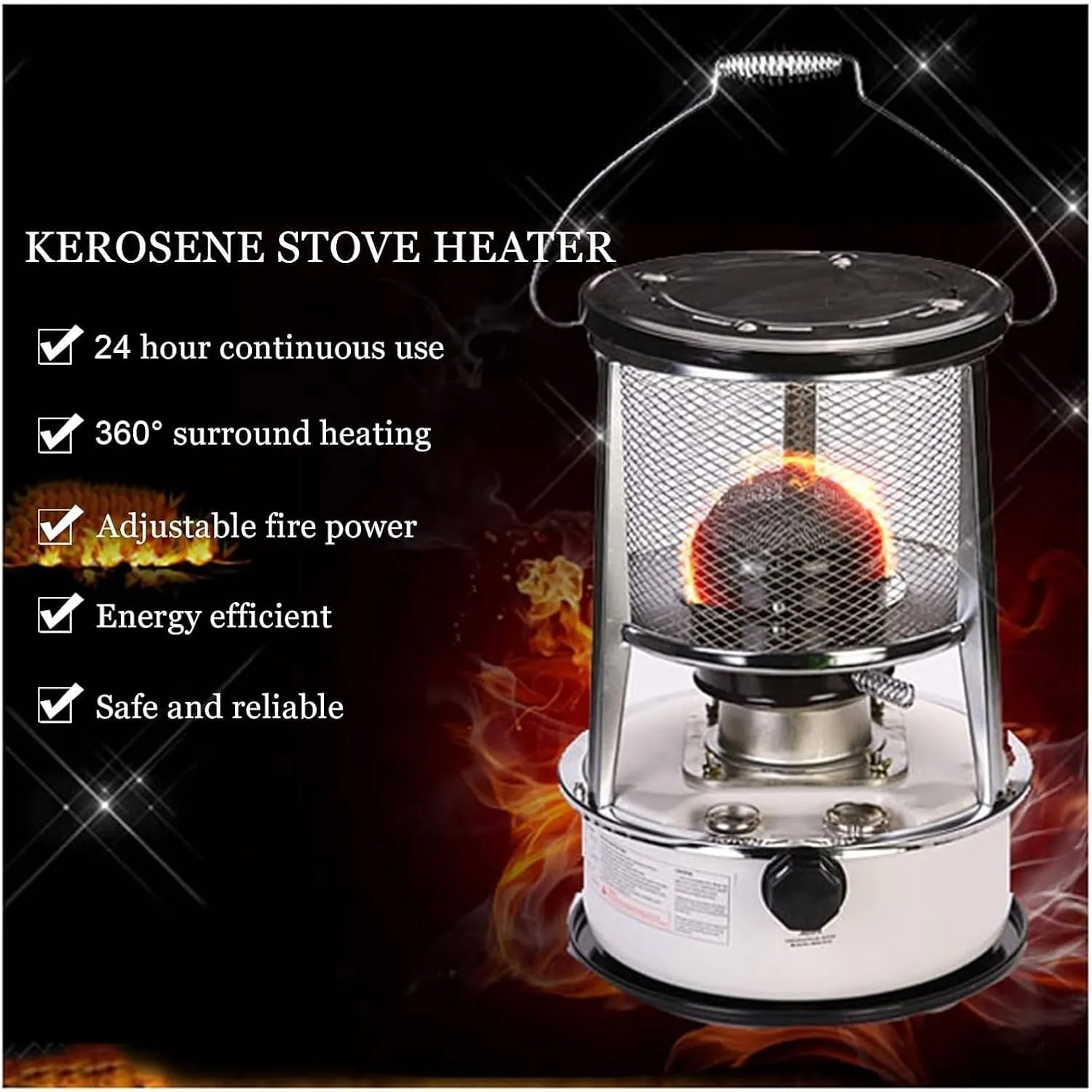 Kerosene stove,Kerosene Stovele Kerosene Stove Heater,Kerosene Stove Burner, Kerosene Stove Heater with Automatic Fire Extinguisher(6l)
