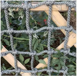 Kids Playground Play Safety Net Outdoor Climbing Cargo Net Playground Sets Double Layers Backyard Net for Playground(16mm-18cm,1X6m/3.3X19.69ft)