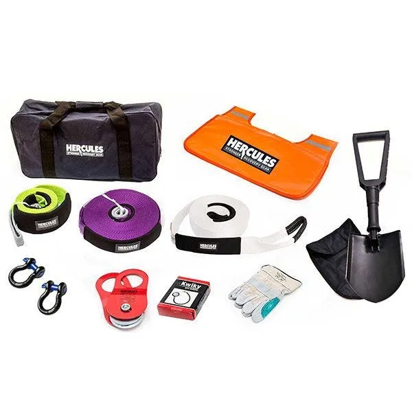 Kings Hercules Complete Recovery Kit - 11-piece | Snatch, Winch & 4WD Gear