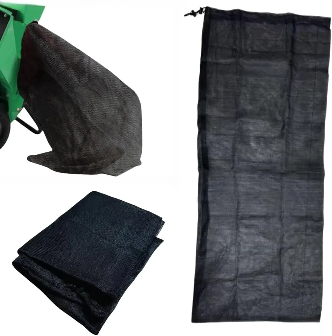 Large Capacity 24 x54" Wood Chipper Collection Bag, Reusable Leaf Mulcher Collection BagSuitable for Park Lawn Wood Chipper, Replacement Bag，Adjustable Opening Shredder Covers Collection Bag