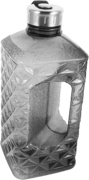 Large Capacity Sports Water Jug Plastic Water Bottle for Cycling Running Camping Outdoor Activities Stylish Hydration Container for Fitness and Adventure