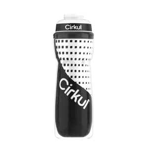 Limited Edition: 22oz. Black Insulated Squeeze Plastic Bottle & Sport Lid