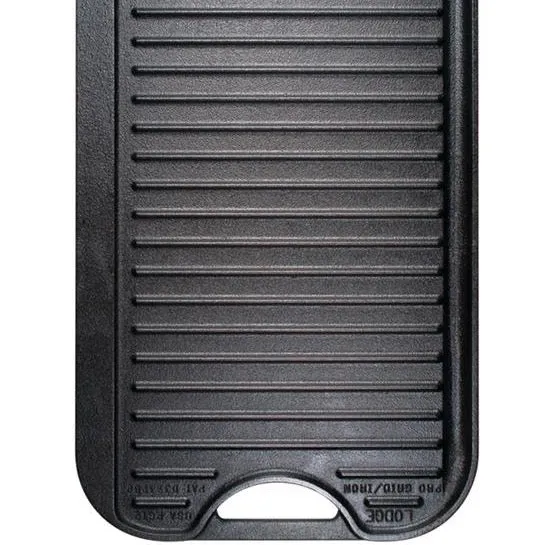 LODGE 20” x 11” CAST IRON REVERSIBLE GRIDDLE