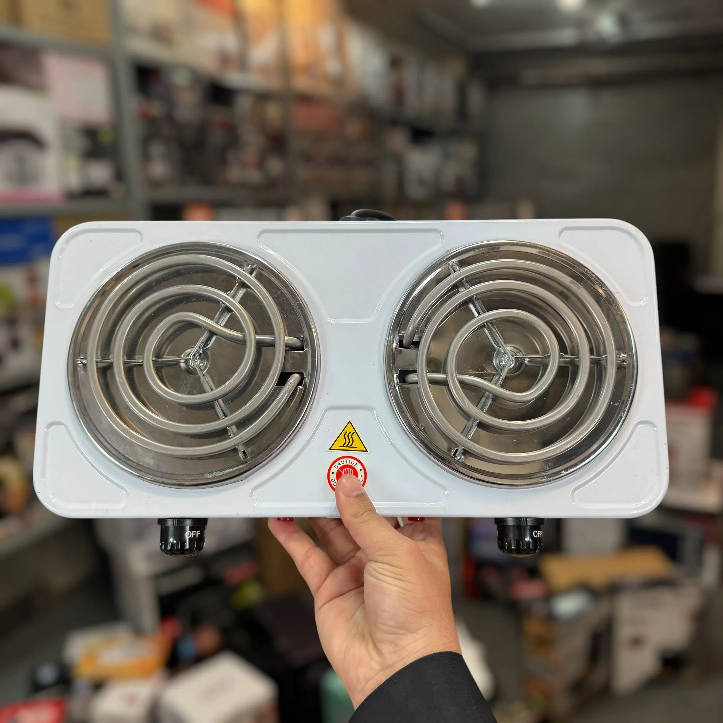 Lot Imported RAF Dual Burner Electric Stove
