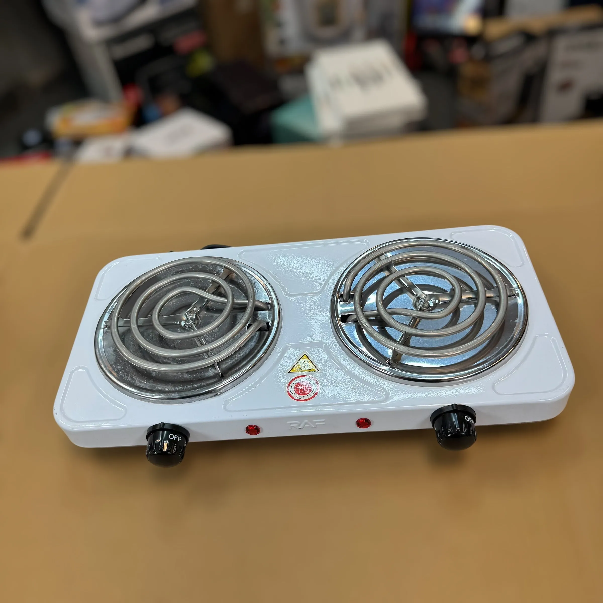 Lot Imported RAF Dual Burner Electric Stove