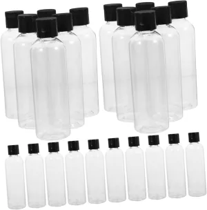 Luxshiny Chic Travel Bottles Set 120ml Squeeze Containers Refillable Toiletry Bottles for Hair