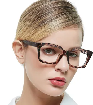 MARE AZZURO Reading Glasses Women’s Stylish Reader Durable Eyewear 0 1.0 1.25 1.5 1.75 2.0 2.25 2.5 2.75 3.0 3.5 4.0 5.0 6.0(Demi, 200)