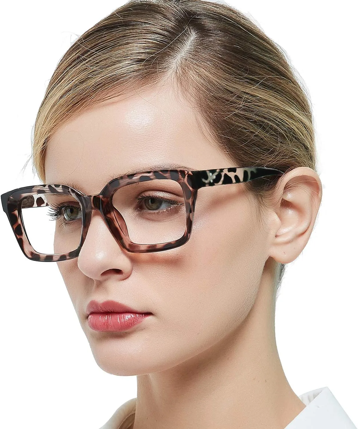 MARE AZZURO Reading Glasses Women’s Stylish Reader Durable Eyewear 0 1.0 1.25 1.5 1.75 2.0 2.25 2.5 2.75 3.0 3.5 4.0 5.0 6.0(Demi, 200)