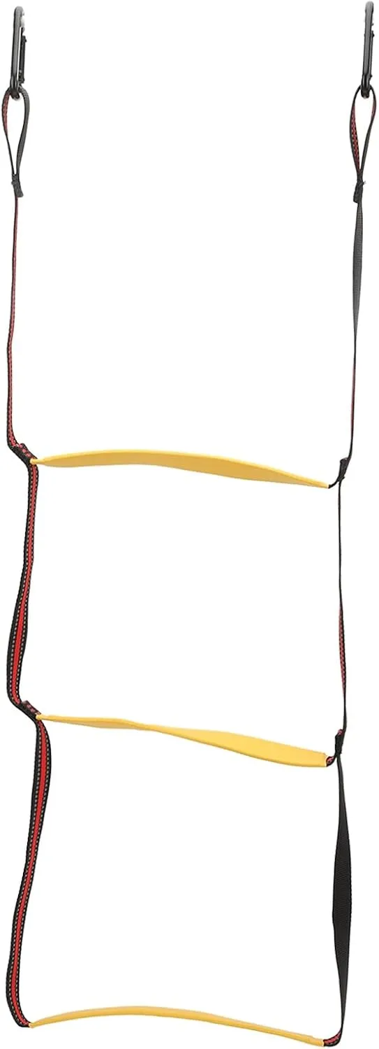 Marine Rope Ladder,3 Step Nylon Boat Rope Ladder,Climbing Rope Boarding Ladder,Heavy Duty Extension Rope Ladder for Inflatable Boats, Kayaks, Motorboats,Anti Slip