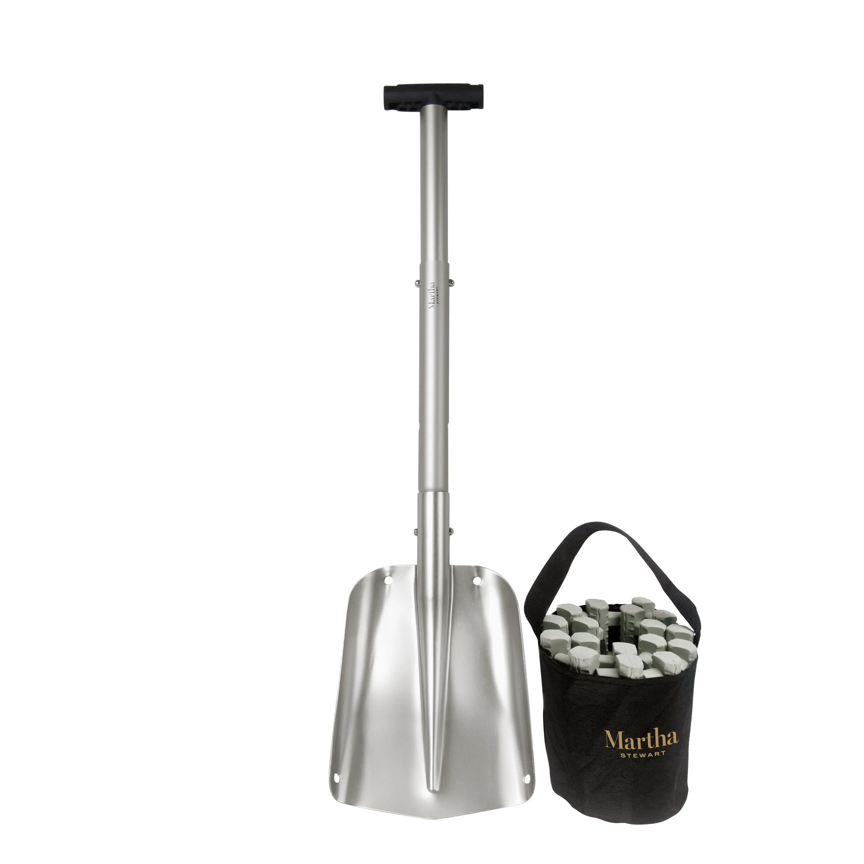 Martha Stewart MTS-APSTA-MPL All Purpose Utility Shovel with Track Assist (Slate)