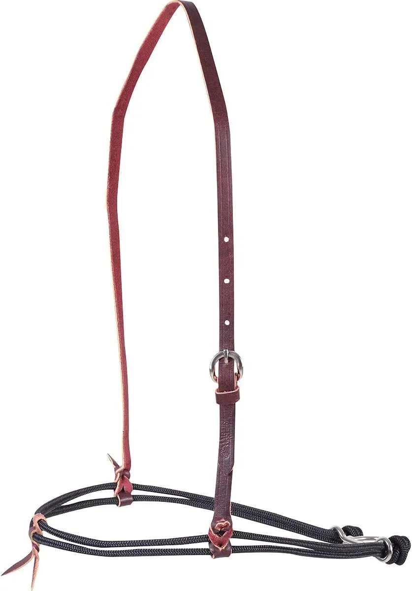 Martin Saddlery Double Nylon Rope Horse Noseband - Black