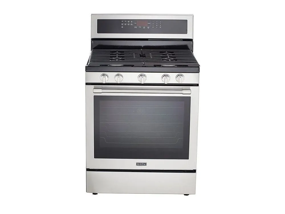 Maytag MGR8800FZ 30-Inch Wide Gas Range With True Convection And Power Preheat - 5.8 Cu. Ft.