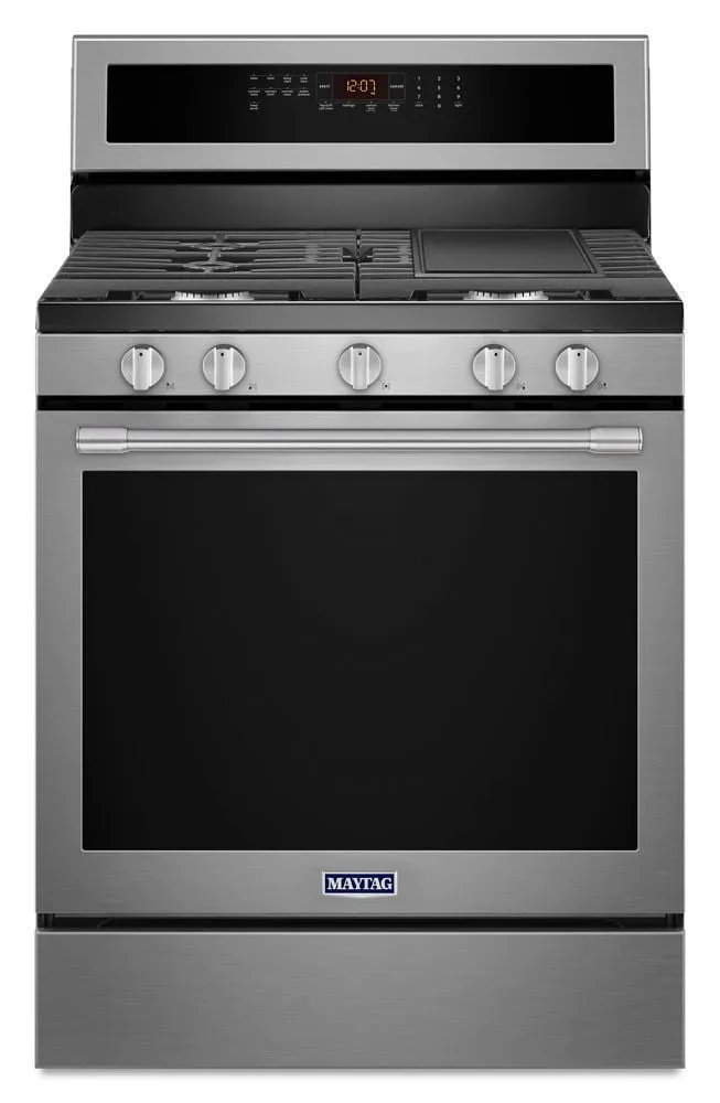 Maytag MGR8800FZ 30-Inch Wide Gas Range With True Convection And Power Preheat - 5.8 Cu. Ft.