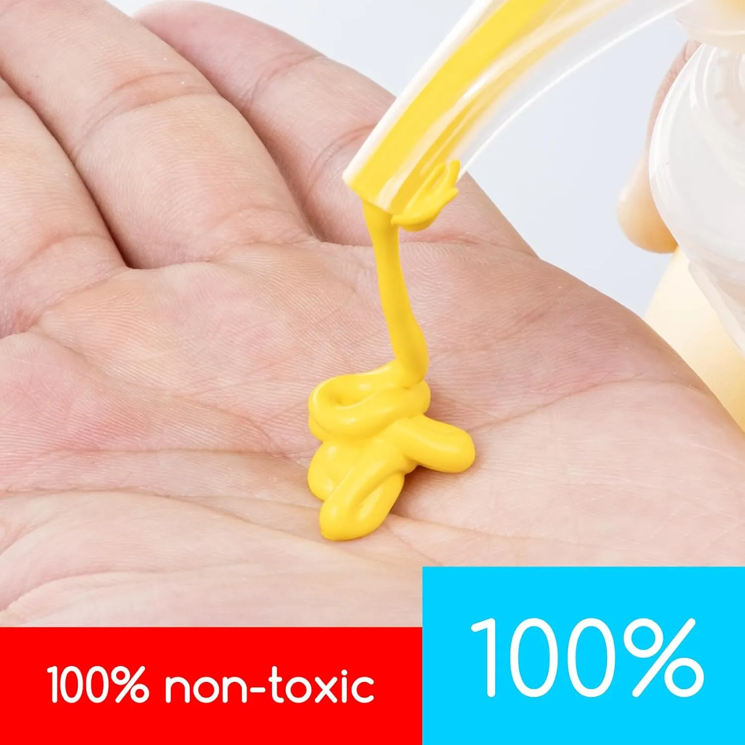 MEEDEN Mid Yellow Acrylic Paint with Pump Lid, 1/2 Gallon (2L /67.6 oz.) Soft Body Non-Toxic Rich Pigment Color, Perfect for Art Class, Wall Painting, Painting Party & Creative DIY