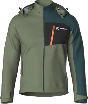 Men's Lightweight Softshell Jacket with Removable Hood, Breathable Water Resistant 5000 Fleece Lined Hiking Jackets
