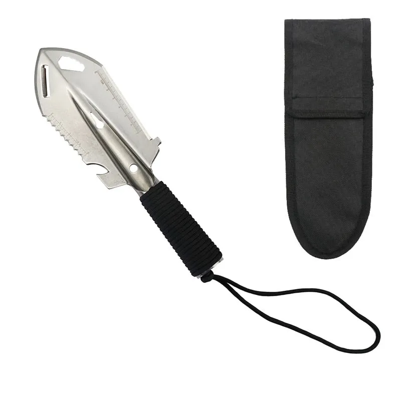 Metal Garden Digging Tool Digger Garden Shovel Stainless Steel Gardening Shovel Landscaping Detecting Digger Bonsai Tool