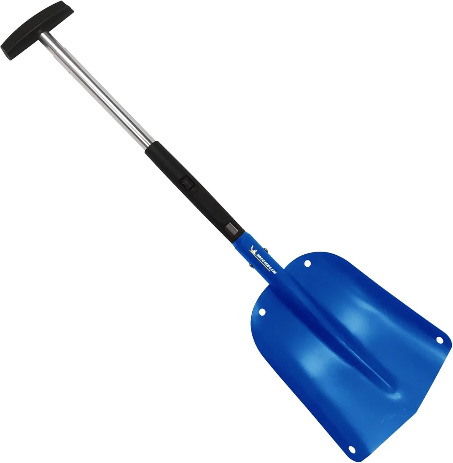 MICHELIN Ultra Compact 40" Folding Utility Snow Shovel for Car Emergency, Blue, Telescoping Handle, Collapsible, Lightweight, Winter Survival Gear, for SUV, Truck, Snowmobile, Camping, Skiing