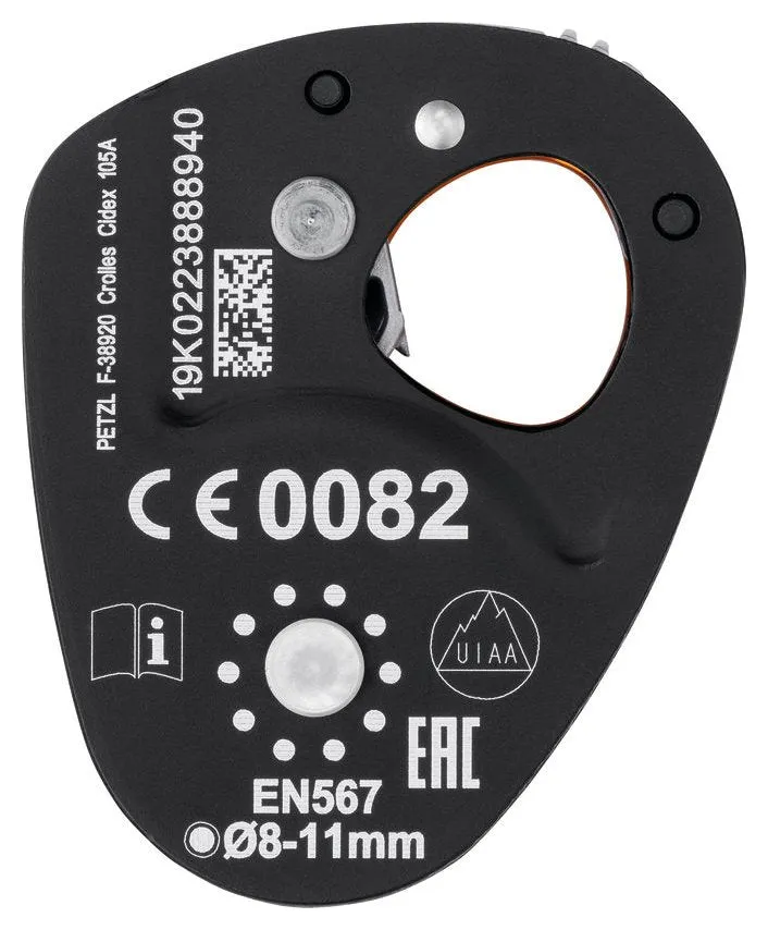 Micro Traxion, self-capturing pulley