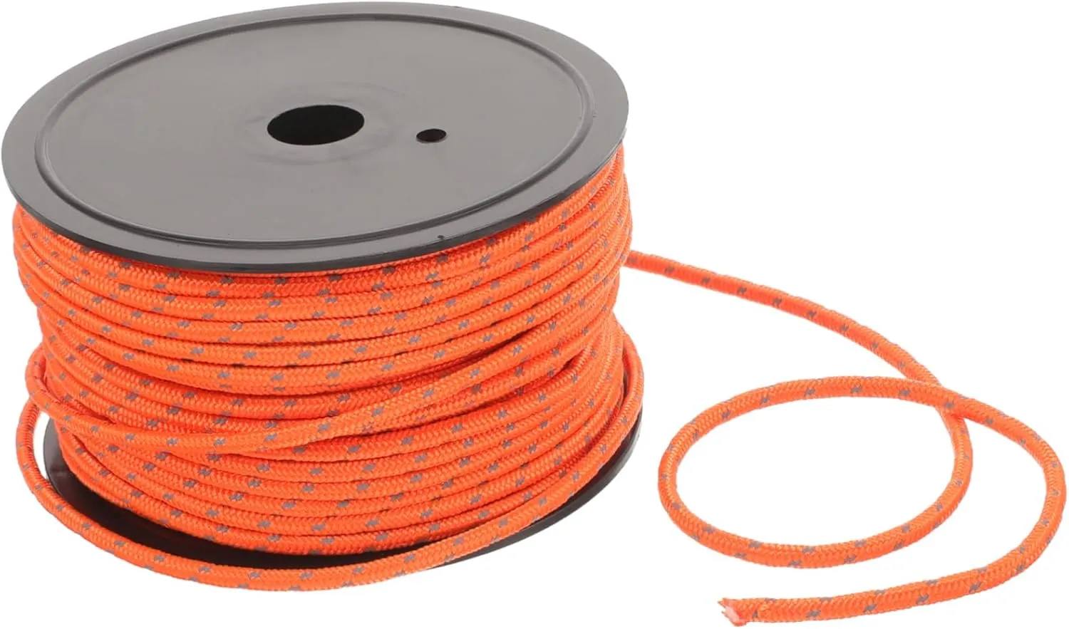 Mikikit 5mm Camping Rope 50m Reflective Windproof Tarp Tie Down Ropes Tent Fixing Straps for Outdoor Hiking