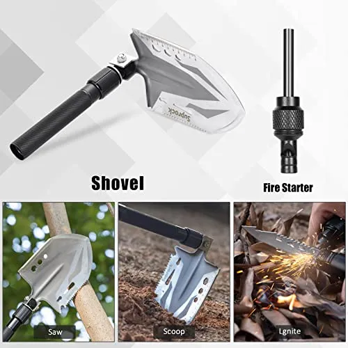 Military-Grade Survival Shovel High Carbon Steel Tactical Shovel Axe