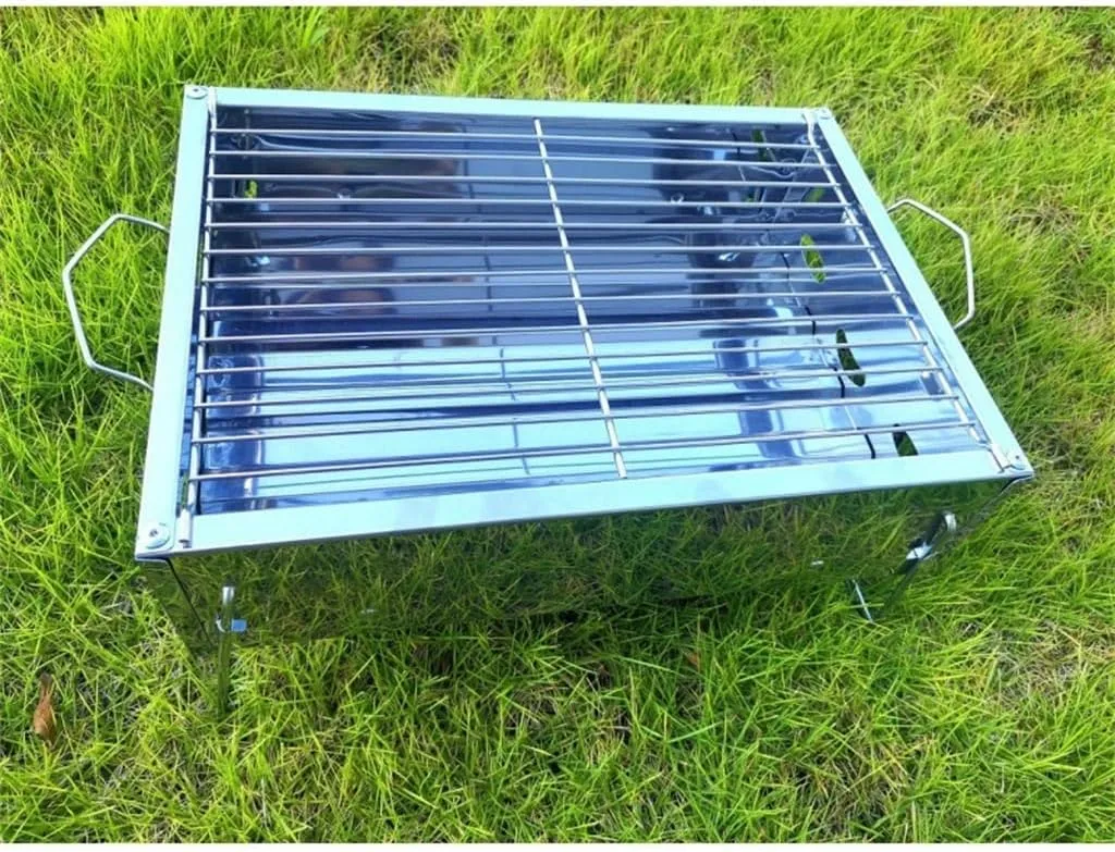 Mini Stainless Steel Folding Barbecue Rack Easy To Carry Barbecue Oven Mini Oven