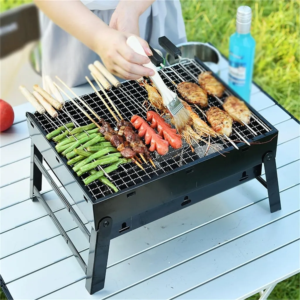 Mini Stainless Steel Folding Barbecue Rack Easy To Carry Barbecue Oven Mini Oven