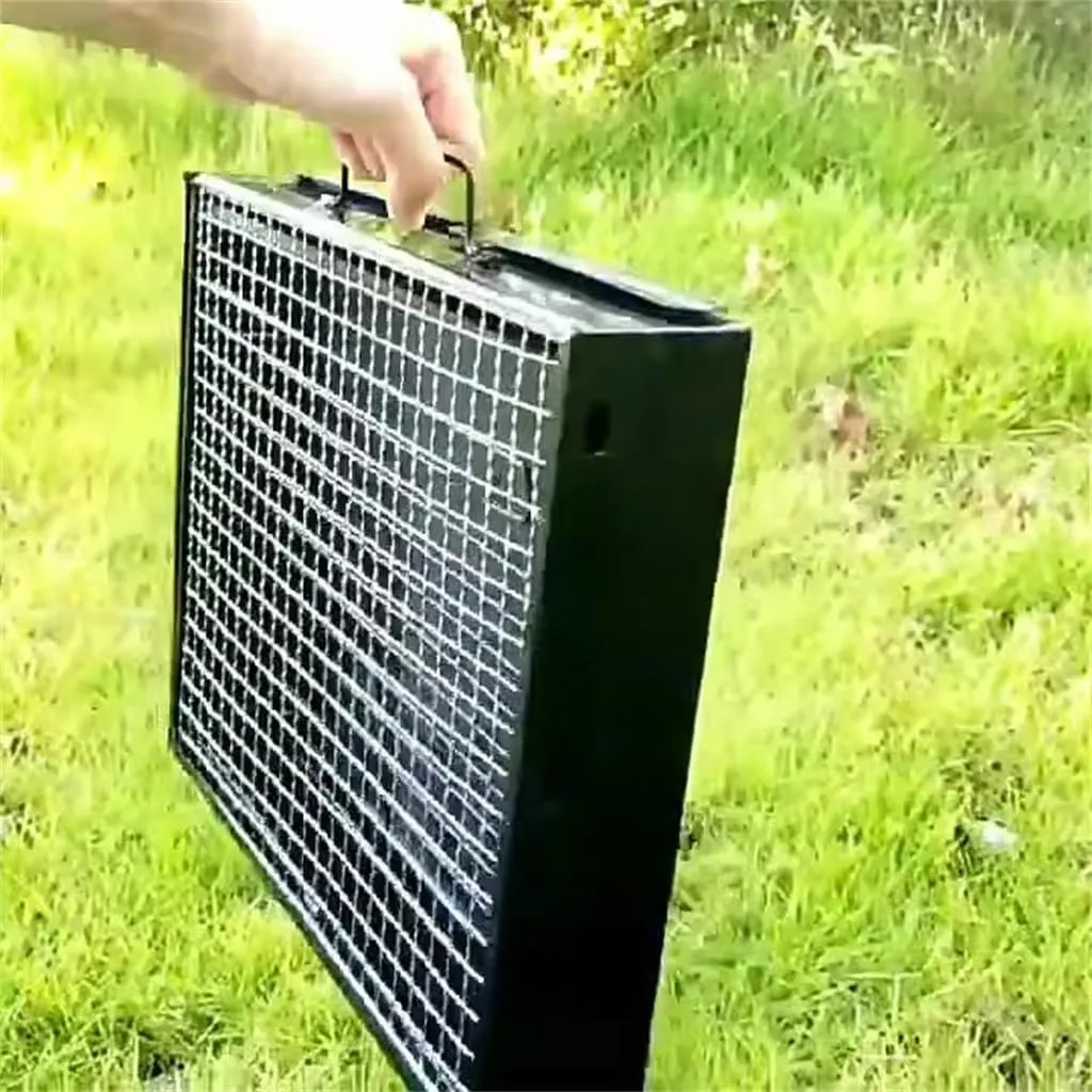 Mini Stainless Steel Folding Barbecue Rack Easy To Carry Barbecue Oven Mini Oven