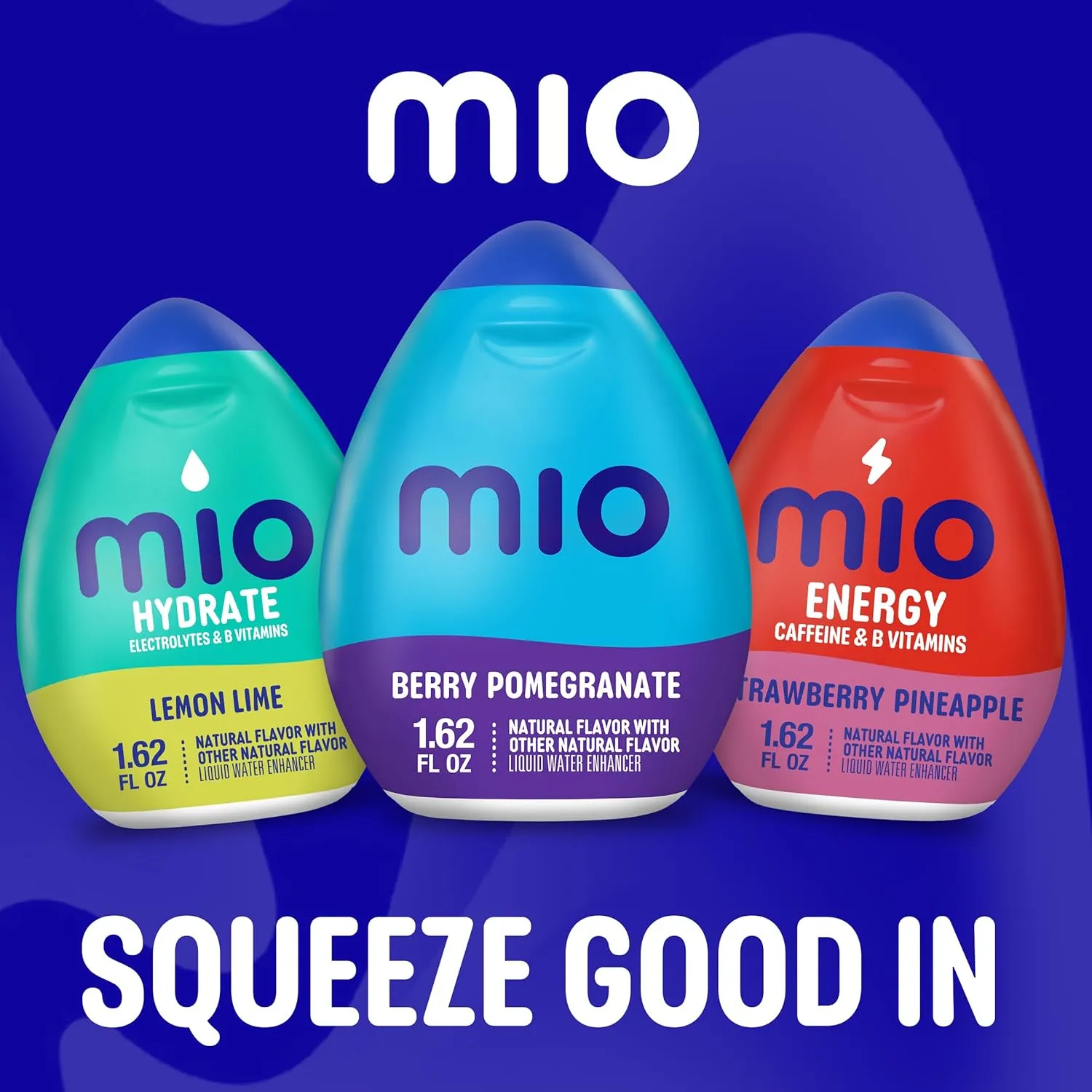 Mio Berry Pomegranate Liquid Water Enhancer, SugarFree & Refreshing 1.62 oz. Each (Pack of 5)