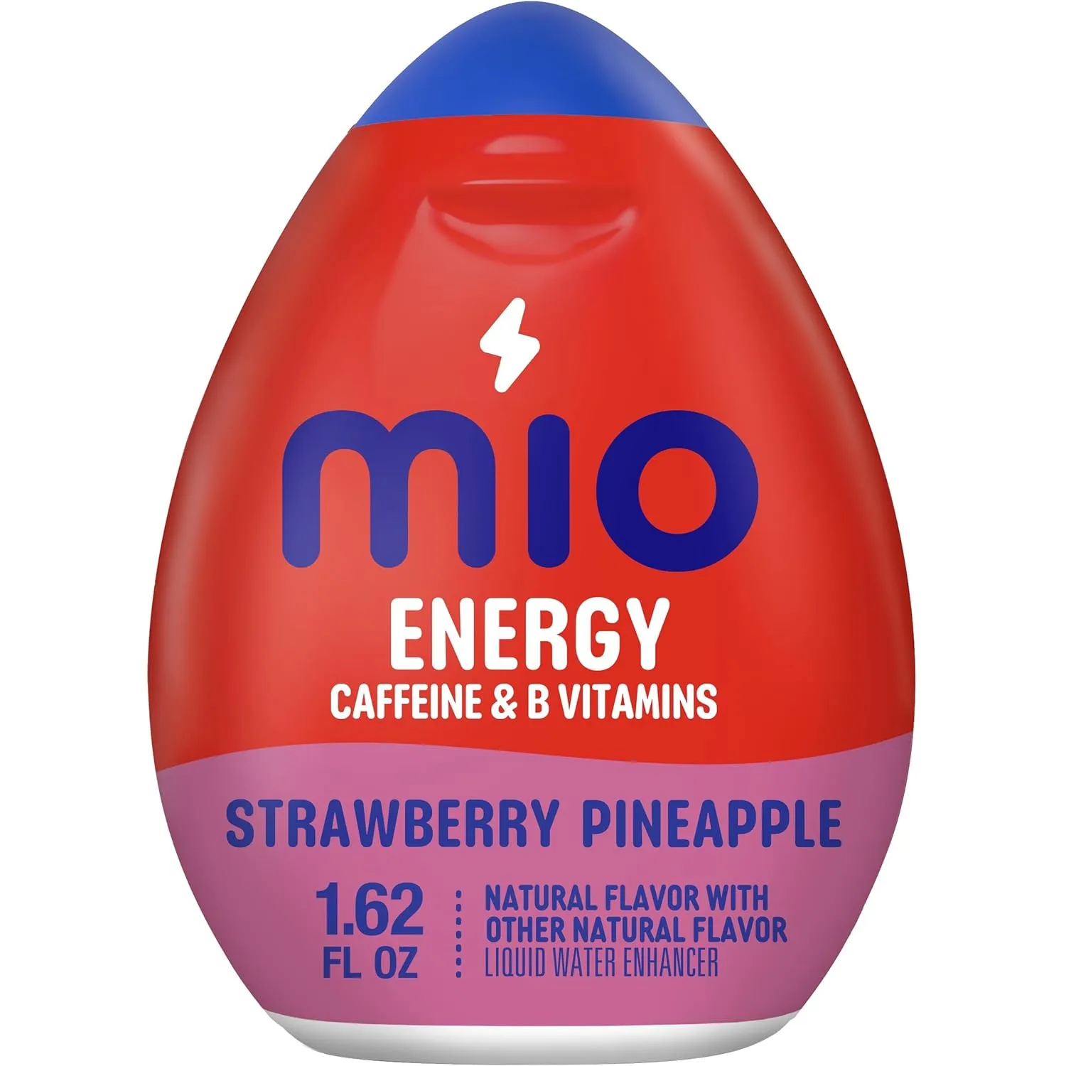 Mio Energy Water Enhancement 4 Flavor Variety Pack, Strawberry Pineapple Smash, Tropical Fusion, Acai Berry Storm and Wicked Blue Citrus, (Pack of 4).