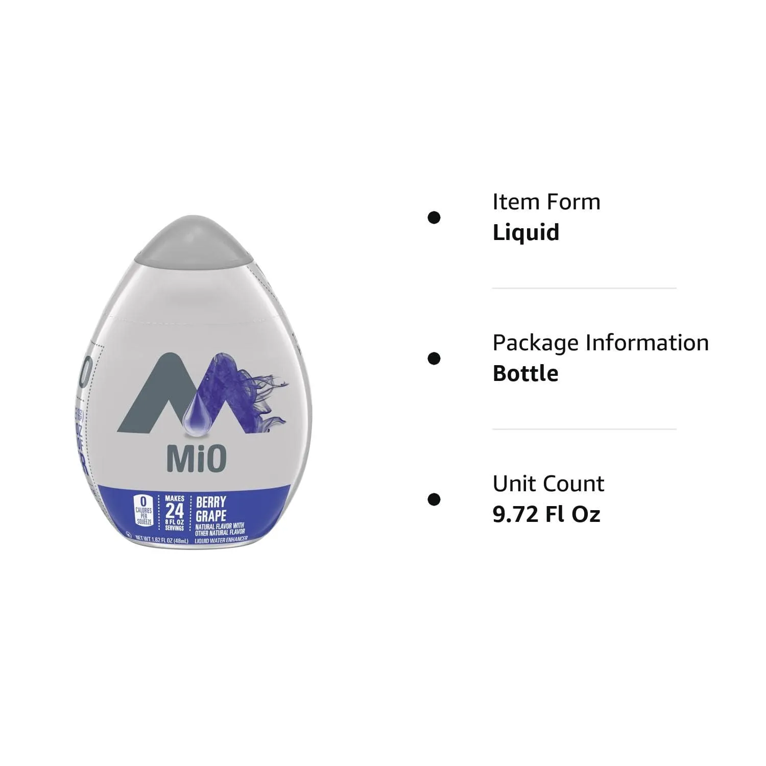 Mio Liquid Water Enhancer, Berry Grape, 1.62 OZ (Pack - 12)