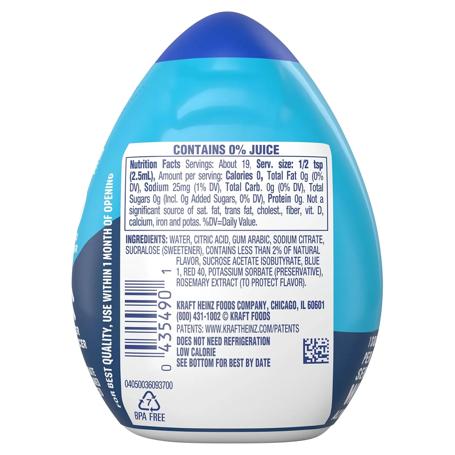 Mio Liquid Water Enhancer, Blueberry Lemonade, 1.62 OZ, 12-Pack