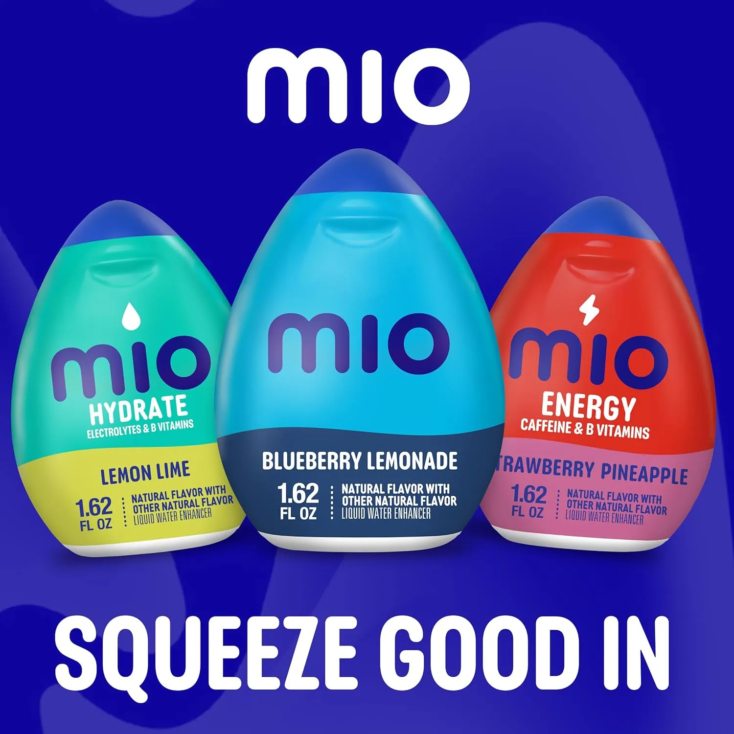 Mio Liquid Water Enhancer, Blueberry Lemonade, 1.62 OZ, 12-Pack
