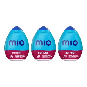 Mio Liquid Water Enhancer, Fruit Punch, 1.62 OZ, (Pack of 3)