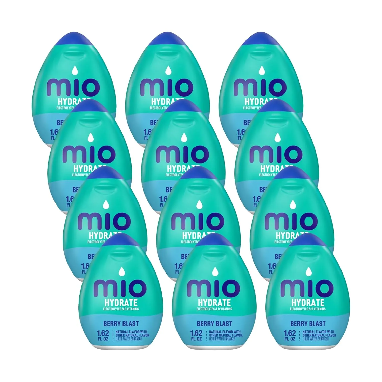 Mio Sport Liquid Water Enhancer, Berry Blast, 1.62 OZ, 12-Pack