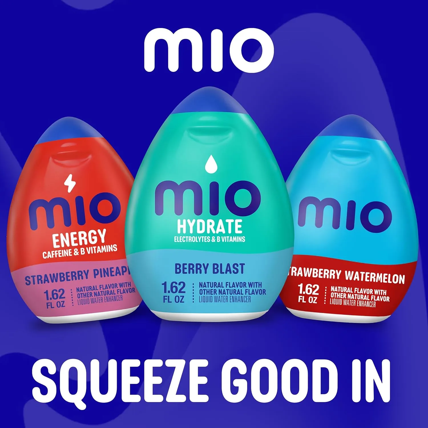 Mio Sport Liquid Water Enhancer, Berry Blast, 1.62 OZ, 8-Pack