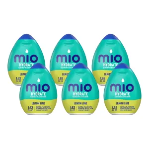 Mio Sport Liquid Water Enhancer, Lemon Lime, 1.62 OZ, 6-Pack