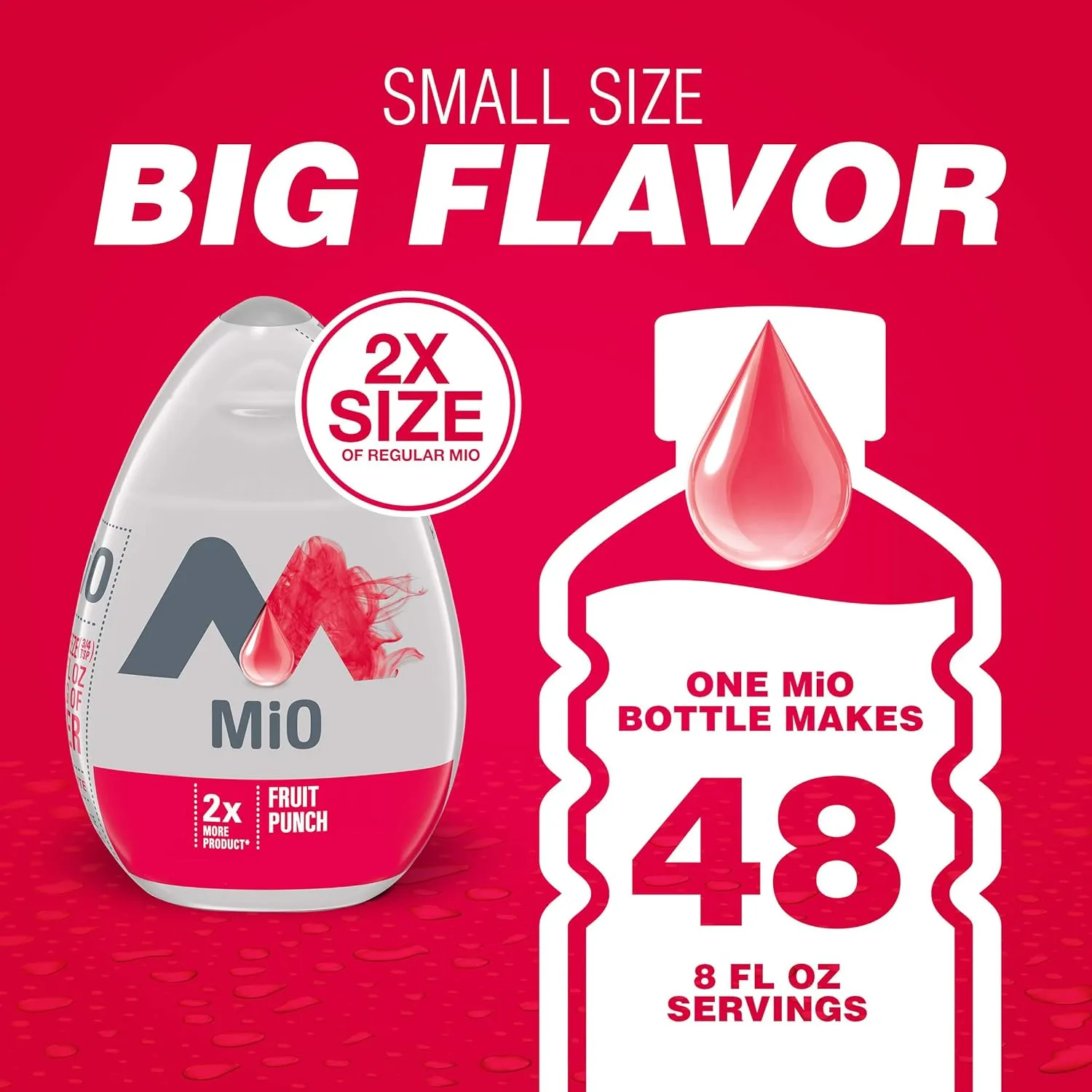 MiO Sugar-Free Fruit Punch Naturally Flavored Liquid Water Enhancer 6 count, 3.24 oz.