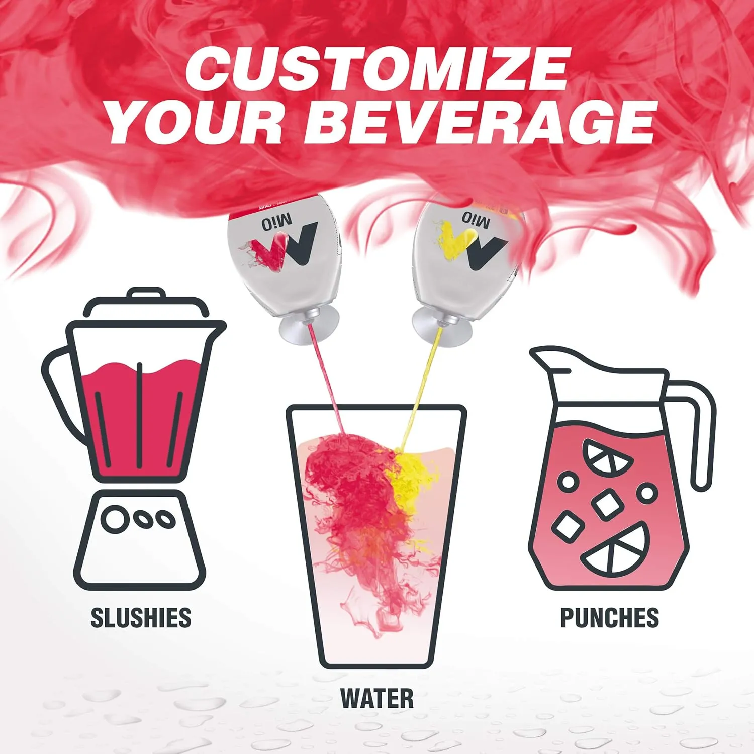 MiO Sugar-Free Fruit Punch Naturally Flavored Liquid Water Enhancer 6 count, 3.24 oz.