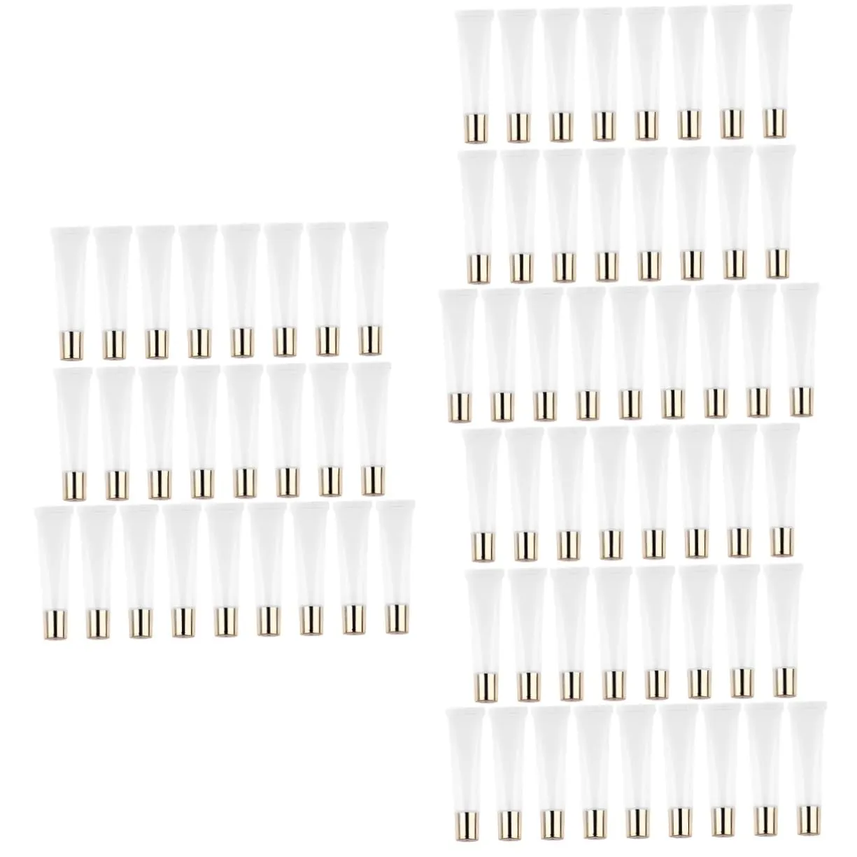 Mipcase 75 Pcs Lip Gloss Lip Glaze Tube Empty Lip Gloss Tube Clear Lip Gloss Portable Lip Balm Bottle Clear Hose Lip Gloss Tubes Diy Lip Balms Tube Ceramics Zinc Alloy Plastic