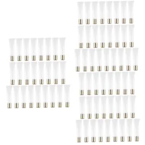 Mipcase 75 Pcs Lip Gloss Lip Glaze Tube Empty Lip Gloss Tube Clear Lip Gloss Portable Lip Balm Bottle Clear Hose Lip Gloss Tubes Diy Lip Balms Tube Ceramics Zinc Alloy Plastic