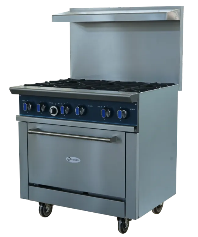 MODULUKS 6 Burner Gas Stove with Gas Oven