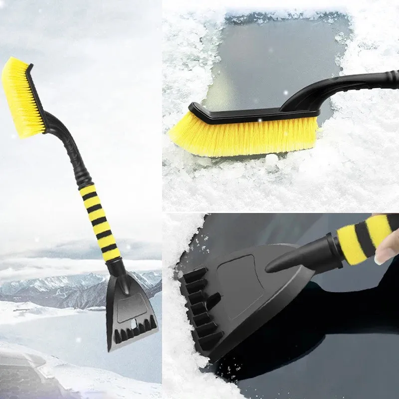 Multi-purpose car cleaning brush Deicing shovel Removable snow shovel brush dust car windshield retractable snow shovel