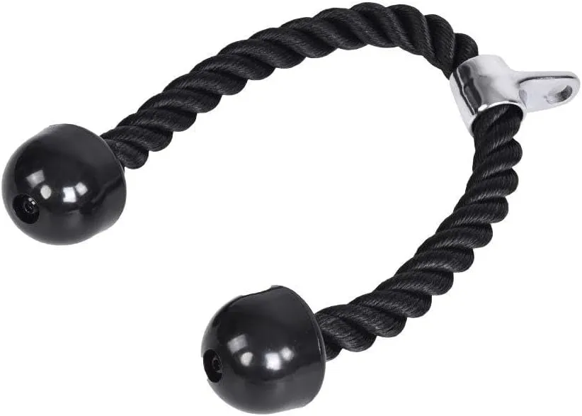 Musculus Biceps Triceps Tension Rope Bodybuilding Ergonomic Attachment for Gym Systems with Nylon