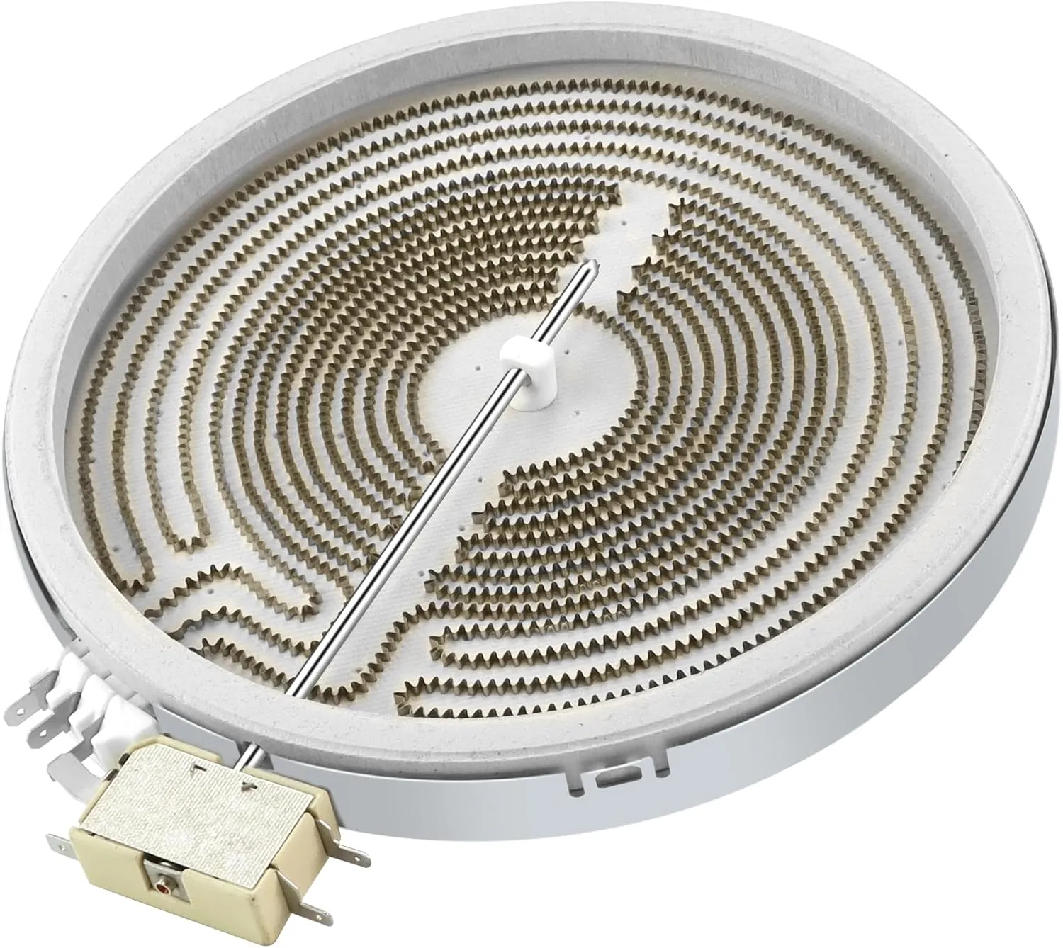 NE63T8111SS/AA Dual Surface Heating Element fit for Samsung Electric Glass Top Range Stove Burner Parts Replacement NE63T8111SG NE59T4311SS NE59M4320S NE59J3420SS DG47-00063A MEE62385201 10in LUXRILIX