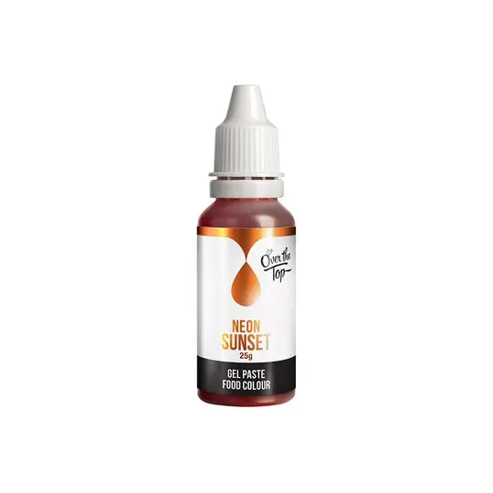 Neon Sunset - Over the Top - Gel Food Cake Colour 25g